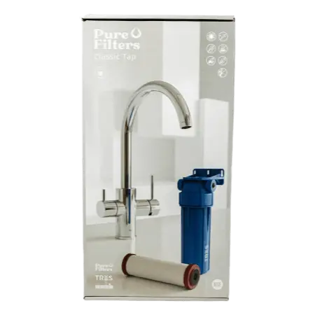 Pure Filters Classic Tap - Kit de filtración bajo fregadero con grifo de 2 vías